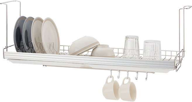 스텐팩토리 아멘다 씽크선반 800, 1단, 화이트, 1개