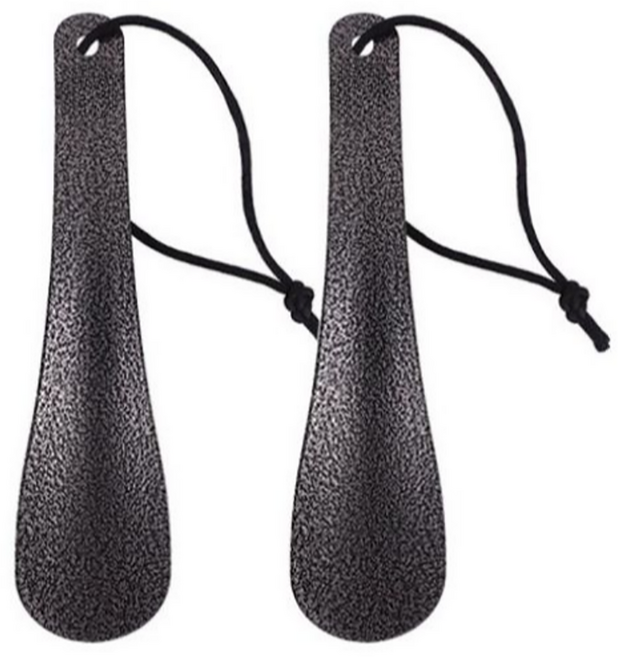 원이네 스테인리스 구두주걱 헤라 19cm, 블랙, 2개