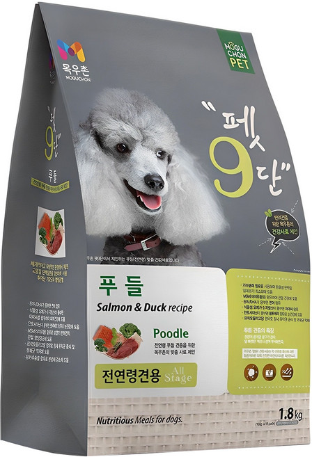 목우촌펫 강아지 펫9단 기능성 사료, 오리, 1.8kg, 1개