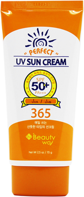 뷰티웨이 퍼펙트 유브이 선크림 SPF50+ PA+++, 70g, 1개