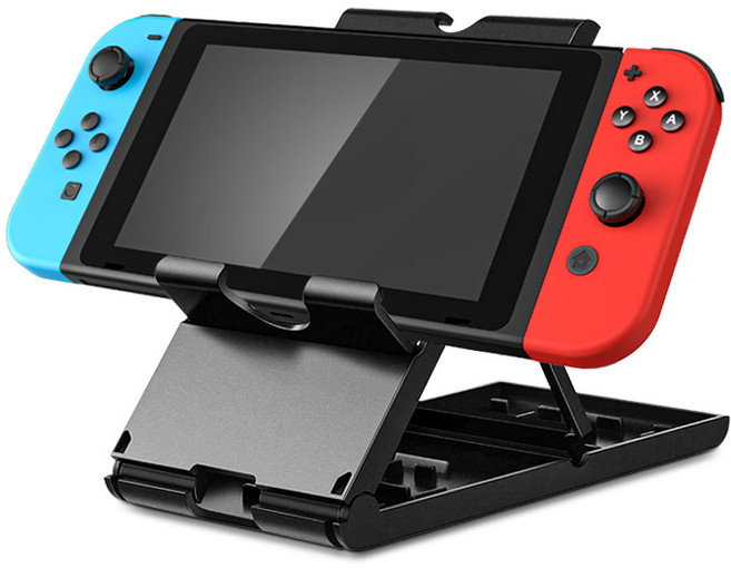 조이트론 닌텐도 스위치 OLED 플레이 스탠드 거치대, JTSW-124, 블랙, 1개