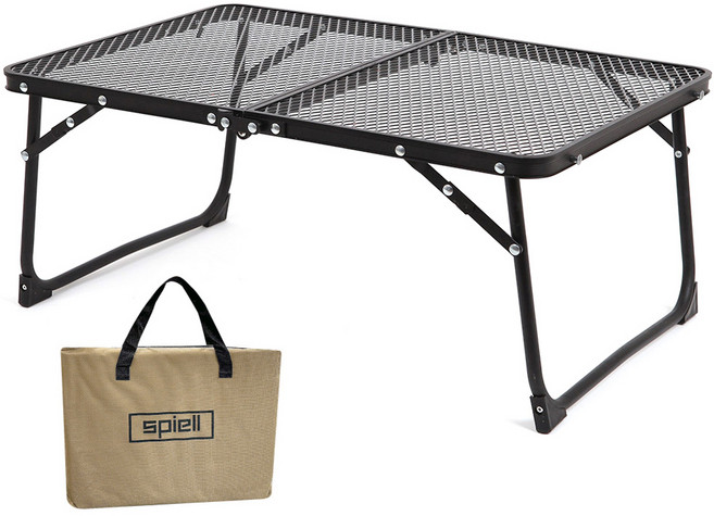 스피엘 접이식 미니 테이블 + 전용가방, 아이언블랙