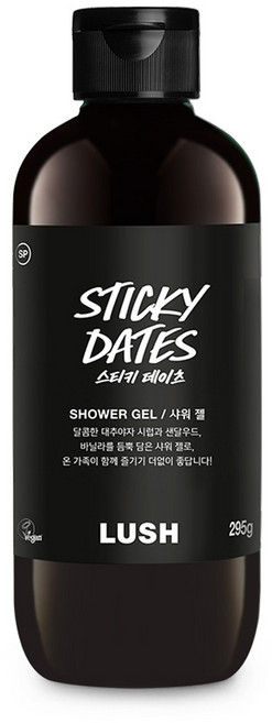 러쉬 스티키 데이츠 샤워 젤, 1개, 295g