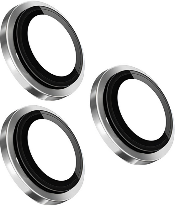 HODA 好貼 0.23mm 藍寶石鏡頭保護貼 銀色 3個, 1盒