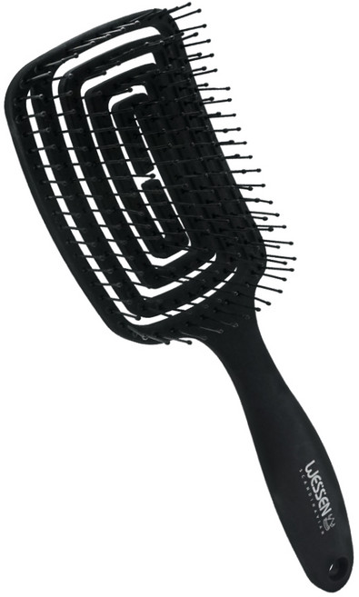 웨신 쓰담 플라핀 헤어브러쉬, 블랙, 1개