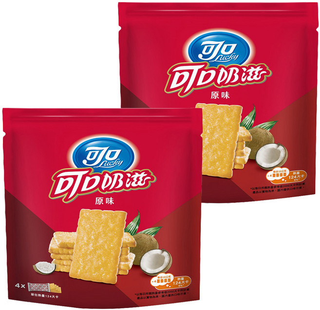 可口 可口奶滋 隨手分享包 原味, 100g, 2袋