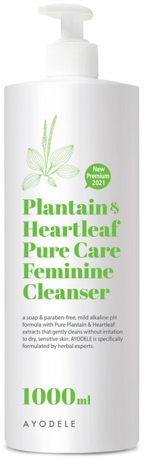 아요델 질경초 여성청결제 뉴프리미엄, 1L, 1개