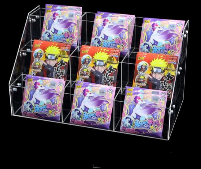 포토카드 정리 수납용 거치대 12칸, 투명, 1개