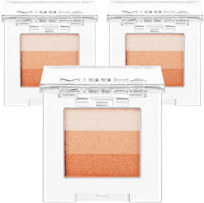 미샤 트리플 섀도우 2g, 8호 오렌지 퍼레이드, 3개