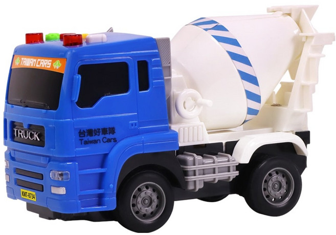 kidmate 孩子王 台灣好車隊 迷你水泥車 3歲以上, 多色, 1盒