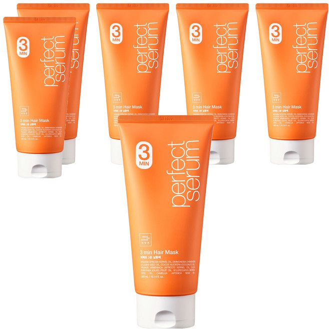 미쟝센 퍼펙트 3분 살롱 헤어팩, 300ml, 6개