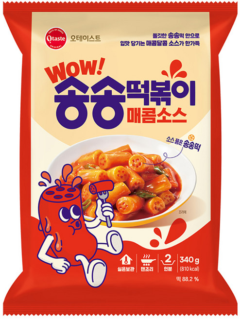 오테이스트 송송떡볶이 매콤소스, 340g, 1개