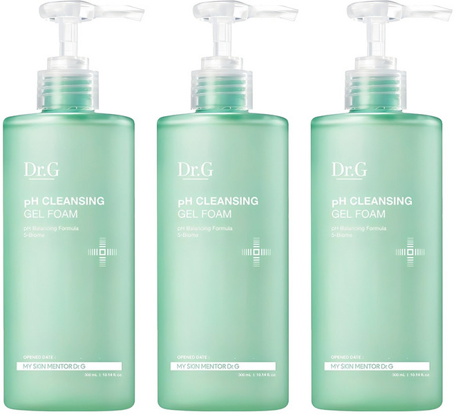 닥터지 약산성 클렌징 젤 폼, 300ml, 3개