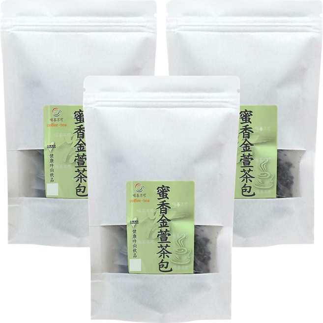 啡茶不可 蜜香金萱茶包, 3.5g, 20入, 3袋