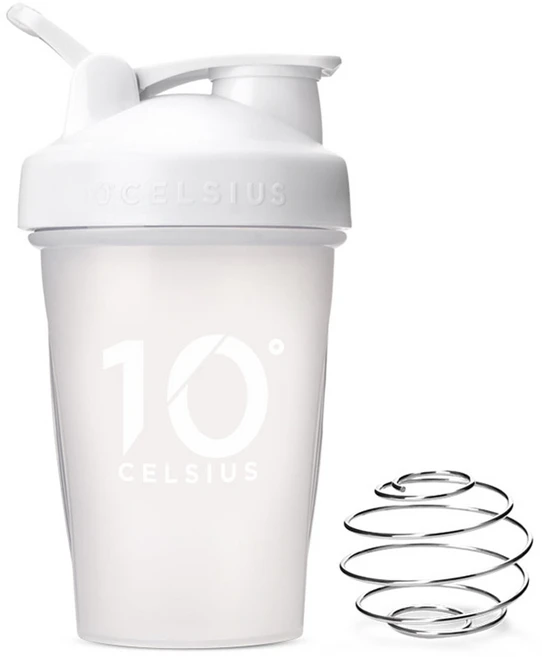 10도씨 블렌딩 쉐이커 보틀 + 블랜더볼, 화이트, 400ml, 1개 - 쿠팡