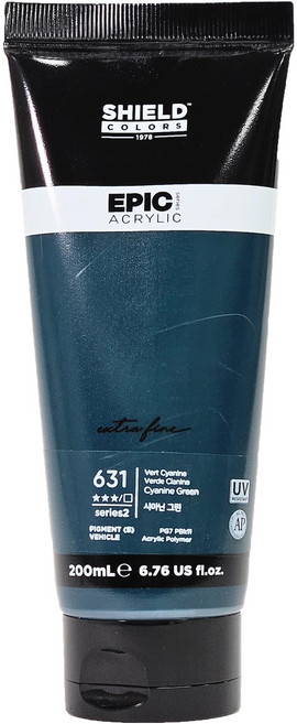 쉴드 에픽아크릴 물감, 200ml, 1색