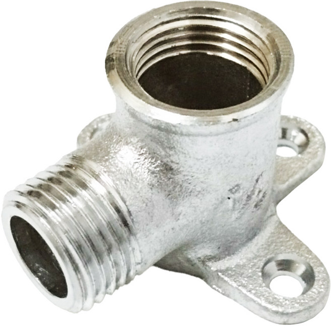 新多多小舖 固定彎頭 2個一組 水龍頭零件 家居DIY必備 穩固耐用 1組 四分內牙直徑：1.9公分 四分外牙直徑：2.05公分