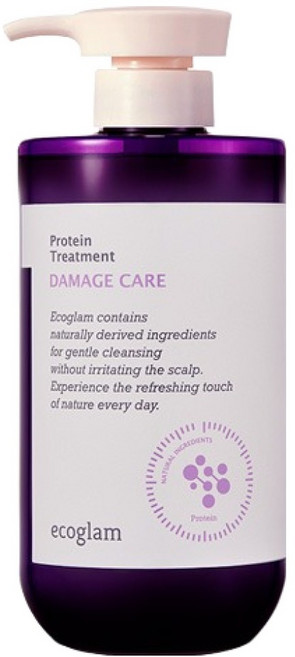 에코글램 데미지 케어 단백질 헤어트리트먼트, 500ml, 1개