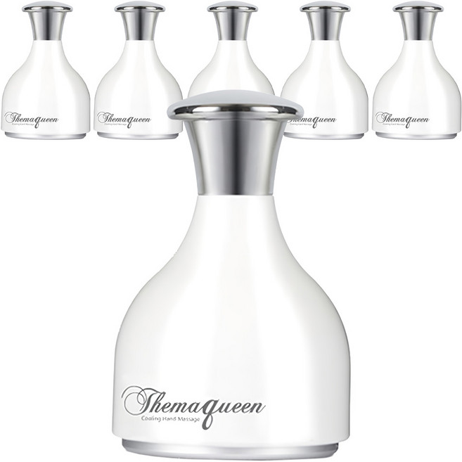 더마퀸 쿨링 마사지기 페이스, 혼합 색상, 6개