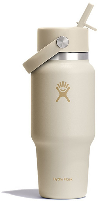 하이드로플라스크 와이드 플렉스 스트로 트래블보틀 텀블러, 코코넛 옐로우, 1개, 709ml