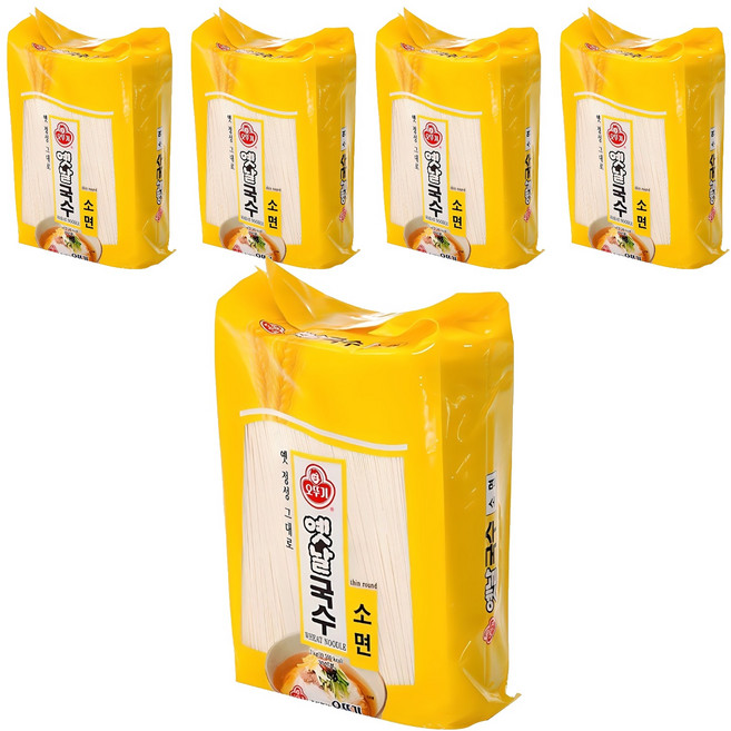 오뚜기옛날 국수 소면, 3kg, 5개