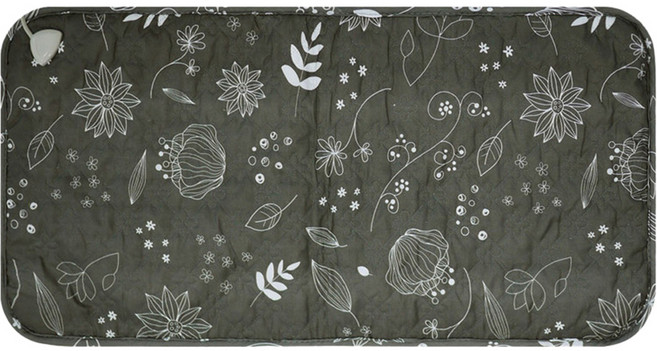 한일상사 극세사 전기방석 JH1018A, 그레이, 44 x 87 cm