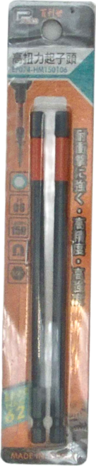 PANRICO 百利世 高扭力起子頭 150 x 6mm 2支, 1組