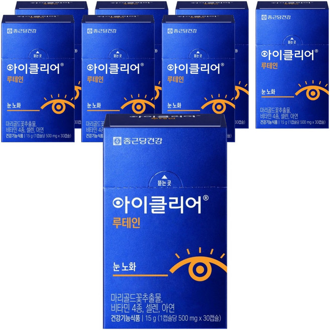 Chong Kun Dang 鍾根堂 Eyeclear 葉黃素 15g, 30錠, 8個