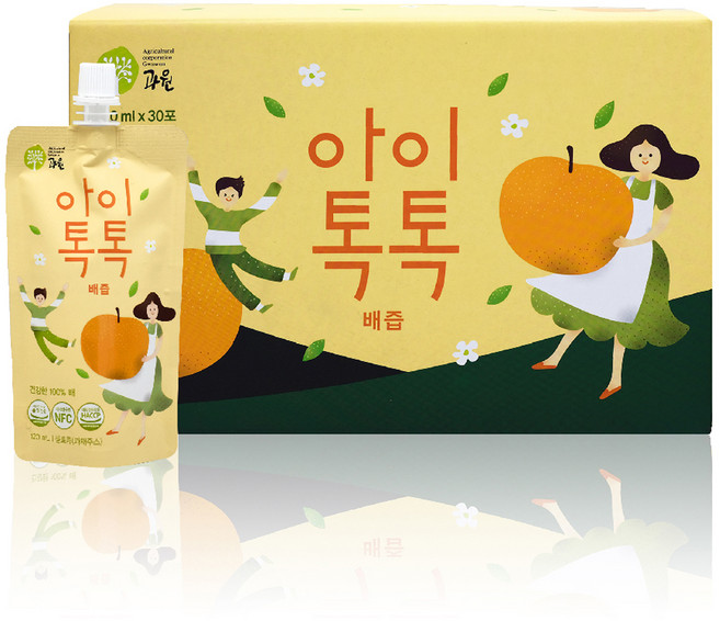 아이톡톡 배즙 스파우트 30p, 3.6L, 1개