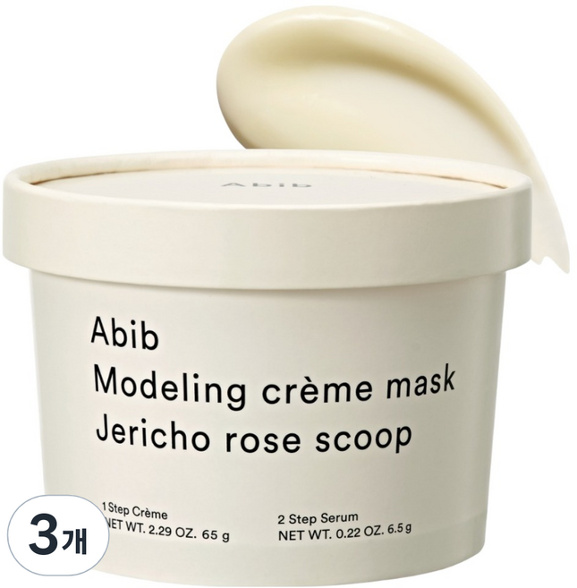 아비브 모델링 크림 마스크 부활초 스쿱, 3개, 1개입