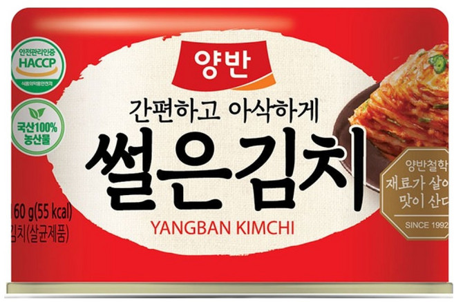 동원에프엔비 양반김치 캔, 160g, 1개