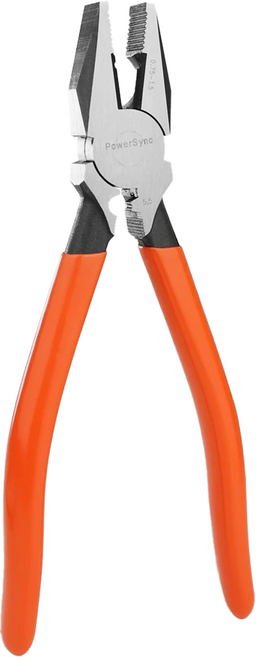 PowerSync 群加 8吋三合一專利壓軸剝線鋼絲鉗, 1個