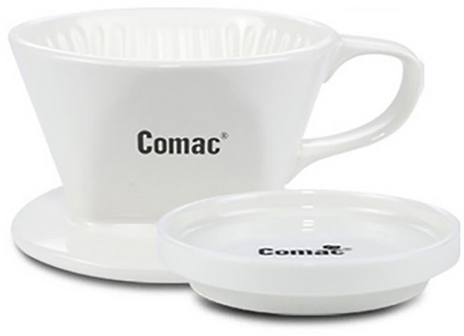 코맥 자기 커피드리퍼 세트 2 D9, 1세트, 자기 드리퍼 + 드리퍼 받침대