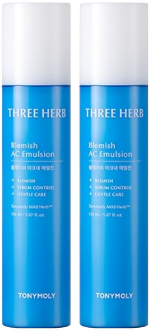 TONYMOLY 3秒淨痘平滑乳液, 2個, 150ml