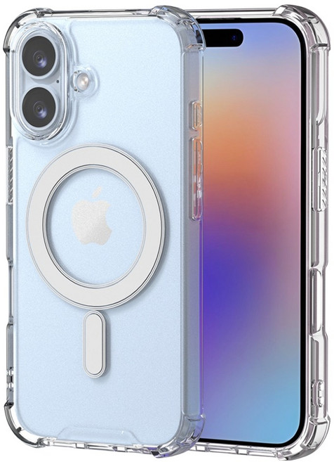 굿밸류 맥세이프 클리어 젤하드 휴대폰 케이스 에어범퍼