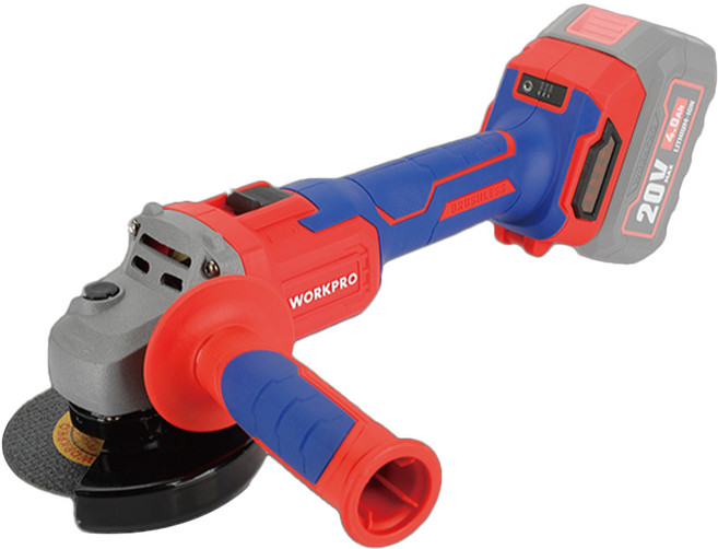 WORKPRO 20V 充電式角向磨光機 4吋 空機 WP392000, 1個
