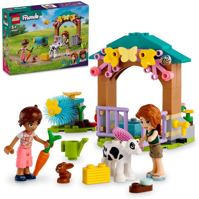 LEGO 42607 小秋的小牛棚 Autumn's Baby Cow Shed, 多色, 1盒