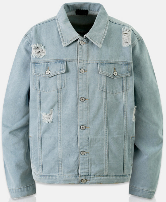 해리슨 남녀공용 오버핏 청자켓 JIM1219