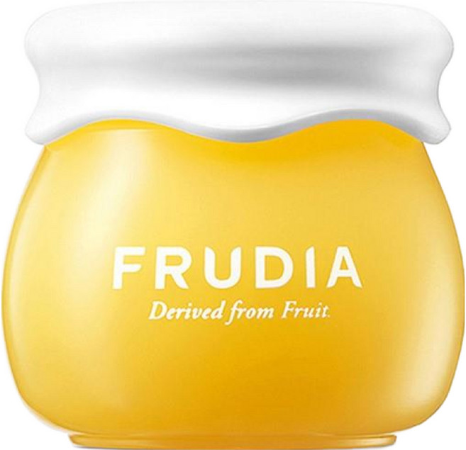 FRUDIA 台灣公司貨 靈光乍現 柑橘明亮煥白雪酪霜 含61%濟州柑橘冷壓萃取鮮果水 修護粗糙與暗沉、修正臉部瑕疵, 10g, 1罐