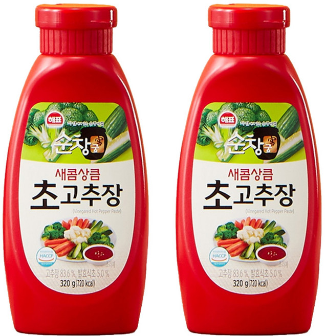해표 순창궁 새콤상큼 초고추장, 320g, 2개