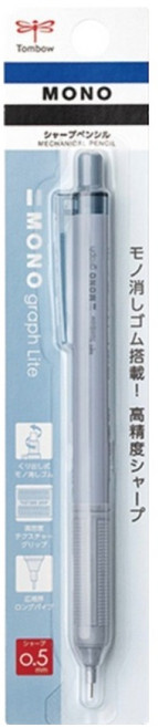 Tombow 蜻蜓牌 MONO dpa_122c自動鉛筆0.5淺藍桿, 0.5mm, 1支