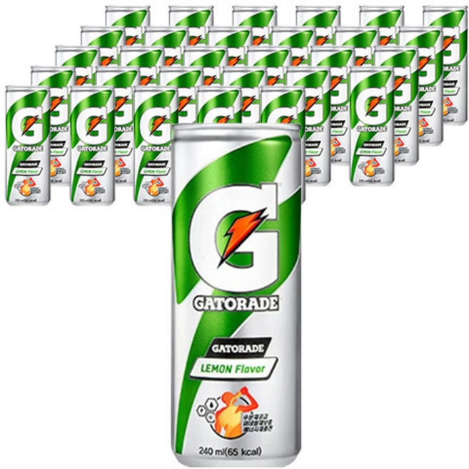 게토레이 레몬, 240ml, 180개