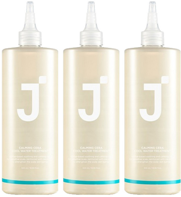 제이숲 카밍 세라 쿨 워터 헤어 트리트먼트, 500ml, 3개
