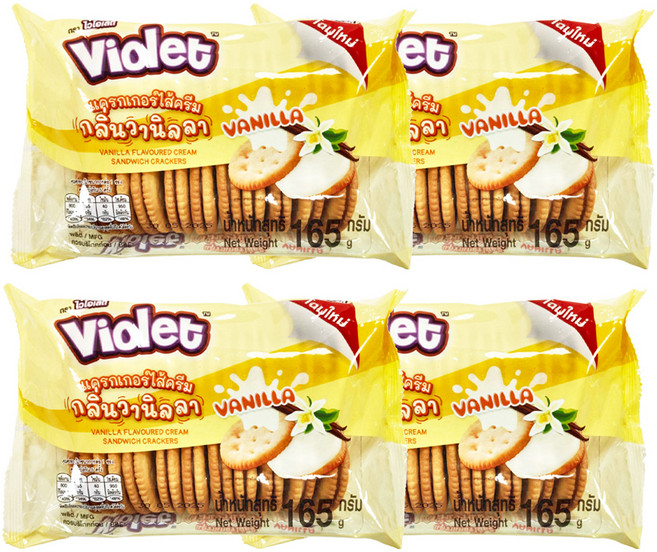 Violet VANILLA 香草三明治, 165g, 4包