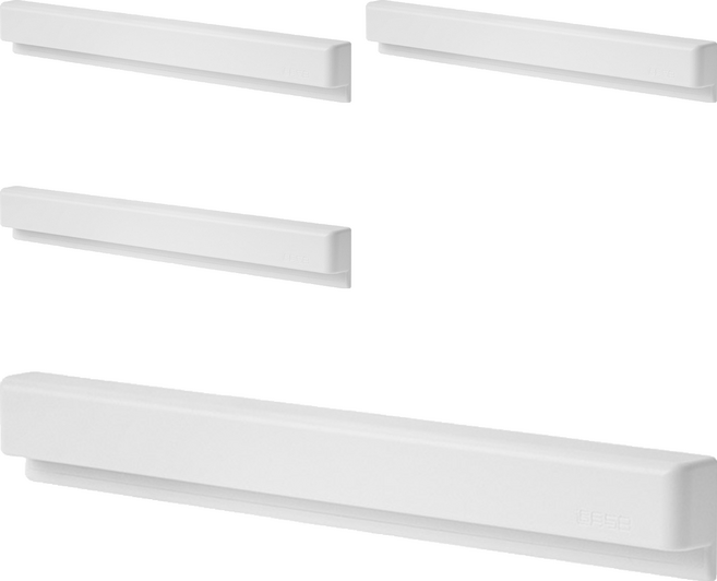 부착식 롱 치약걸이, 화이트, 4개