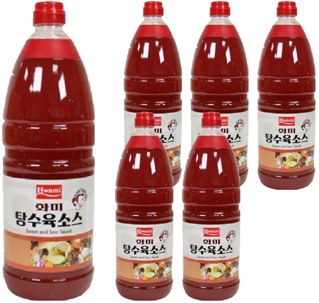 화미제당 탕수육 소스, 2kg, 6개