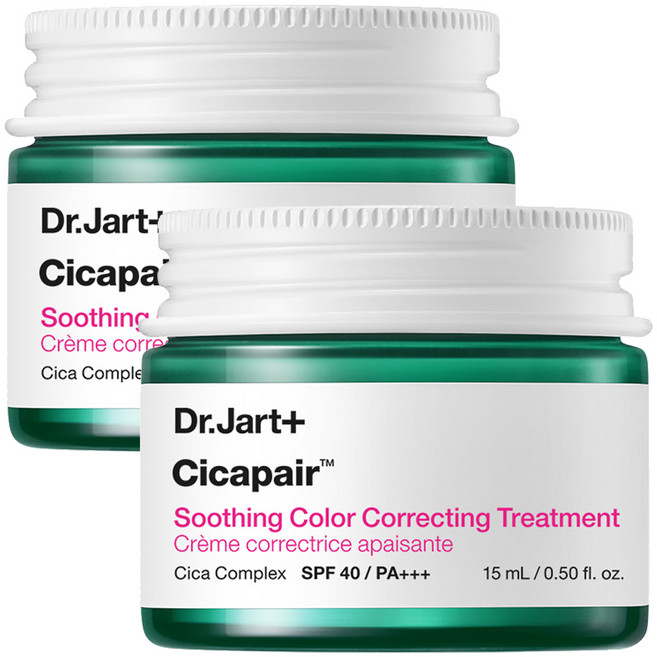 닥터자르트 시카페어 수딩 컬러 코렉팅 트리트먼트, 15ml, 2개