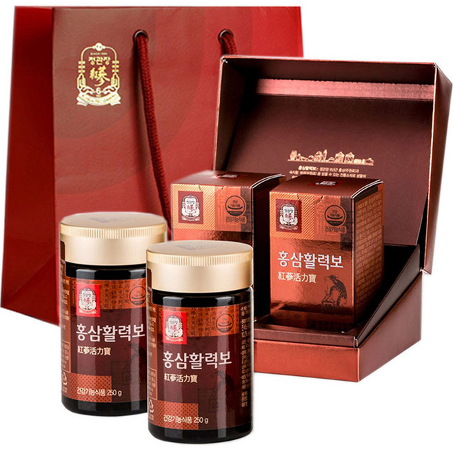 정관장 홍삼활력보 + 쇼핑백, 500g, 1세트