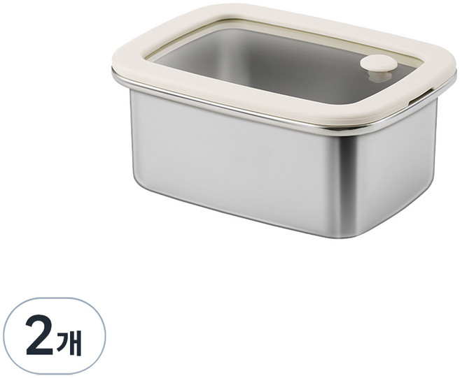 바겐슈타이거 클라 전자레인지 사용 무연마 스텐박스, 2개, 단품