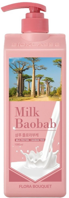 밀크바오밥 샴푸 플로라부케향, 1L, 1개
